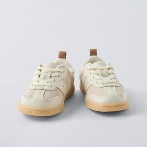 New! Zara retro leather sneakers- toddler size 8